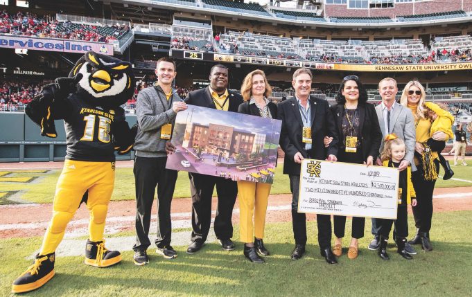 Hey Batter Batter KSU Athletics director receives donation for new sports complex.
