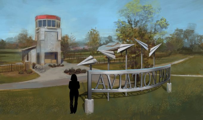 New Signage Designed for Aviation Park