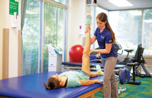 Modern PT Child undergoing physical therapy session at CHOA
