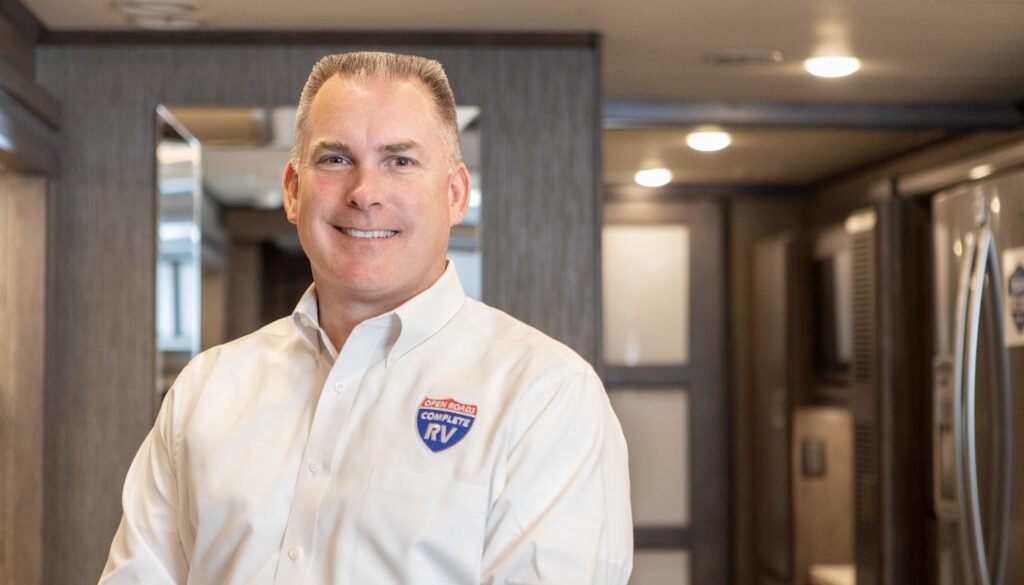 Drew Tutton, owner of Open Roads Complete RV in Acworth, Georgia.