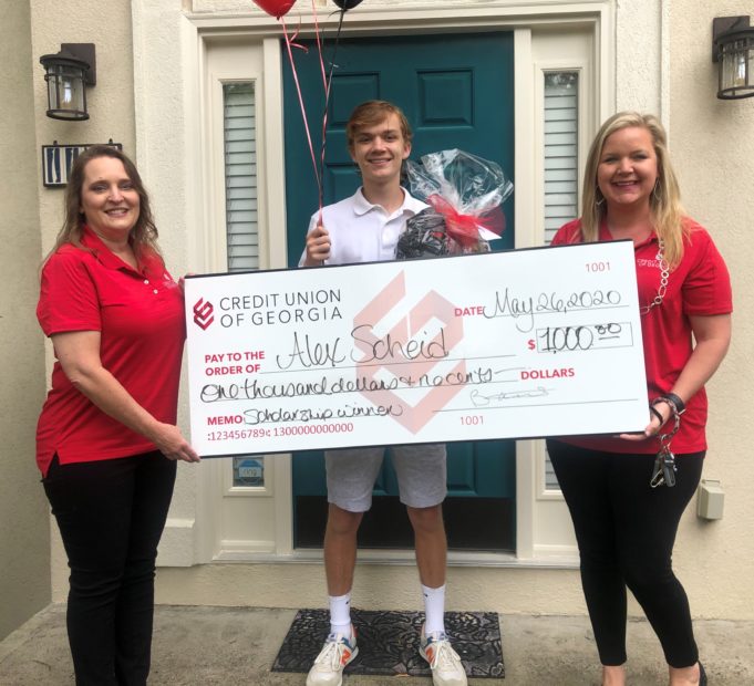 Credit Union of Georgia Awards Scholarship to Marietta High School Student CUofGA Scholarship Winner_Alex Scheid_MHS_2020