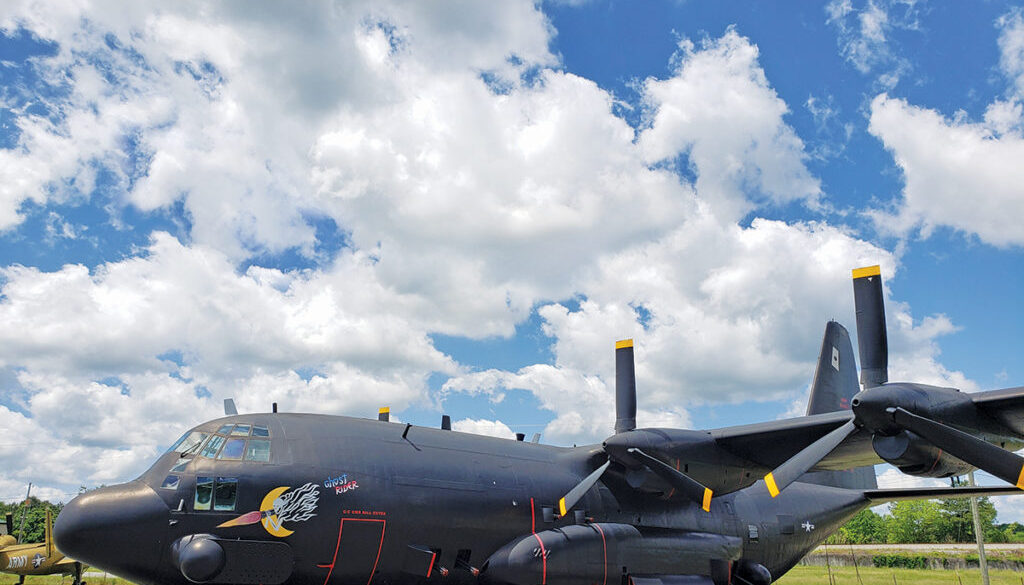 Lockheed AC-130 Spectre (a variant of the locally built C-130 Hercules )