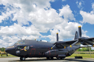 Lockheed AC-130 Spectre (a variant of the locally built C-130 Hercules )