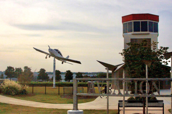Town Center Community Alliance Completes Plane Installation town center comm alliance plane