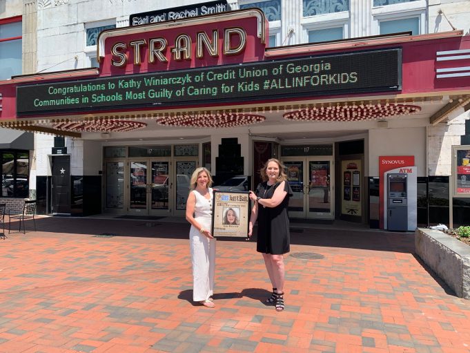 Credit Union of Georgia’s Kathy Winiarczyk Raises Most Donations for Communities In Schools in Marietta/Cobb County Jail & Bail Fundraiser CIS Most Guilty 2021