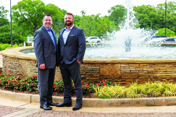 Hometown Law Firm with Million-Dollar Results Wesley Starrett (right) and Kevin Harris, attorneys and partners at Starrett and Harris Law, LLC. Photo: LaRuche Creative