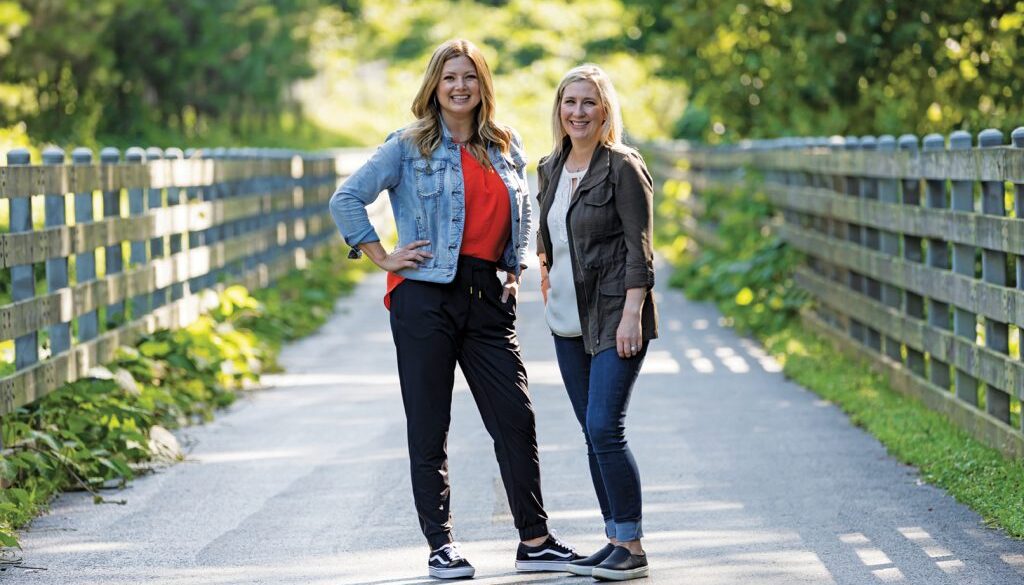 TCCID Executive Director, Tracy Styf (left), and Town Center Alliance Director, Jennifer Hogan, are creating spaces and places where people want to be.
