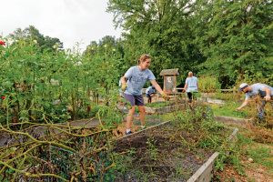 Whitefield Academy students in community service