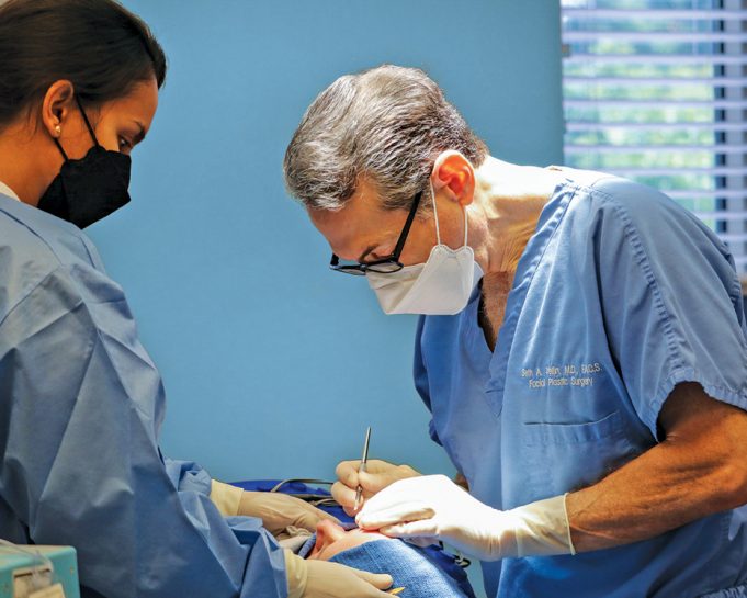 A Surgeon’s Hand And An Artist’s Eye Dr. Yellin in surgery