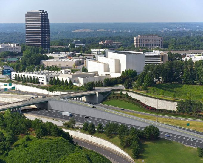 Akers Mill Express Lane Ramp Underway Akers Mill Express Lane Ramp Underway