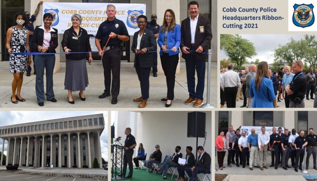 Cobb County Police HQ ribbon cutting