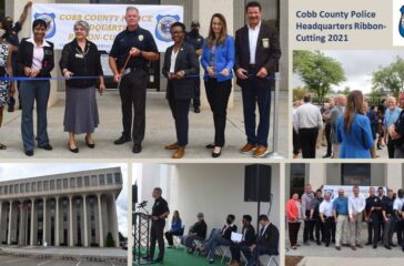 Cobb County Police HQ ribbon cutting