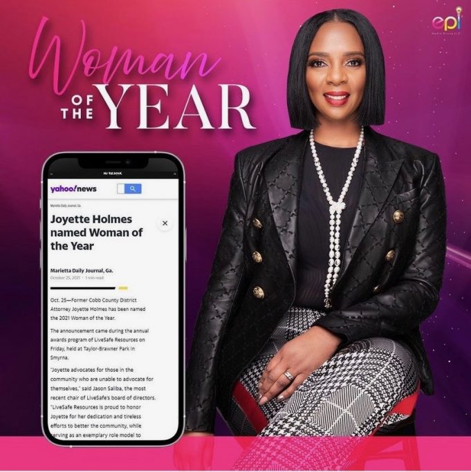 Joyette Holmes Named Woman of the Year Joyette Holmes