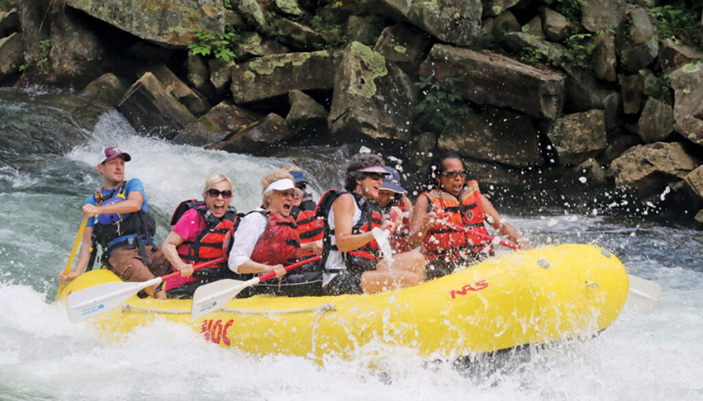 Cobb Senior Services has scheduled a number of trips throughout Georgia in the past, including whitewater rafting on the Nantahala River.
