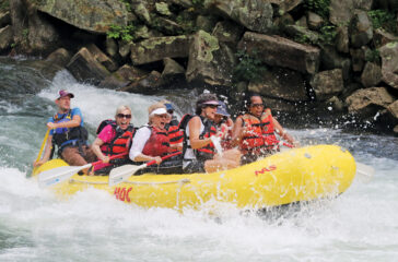 Cobb Senior Services has scheduled a number of trips throughout Georgia in the past, including whitewater rafting on the Nantahala River.