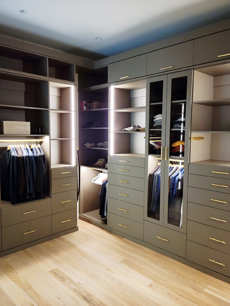 Artisan Custom Closets customer installation