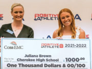 Cobb EMC Awards Positive Energy Scholarships POSITIVE ATHLETE AWARDS