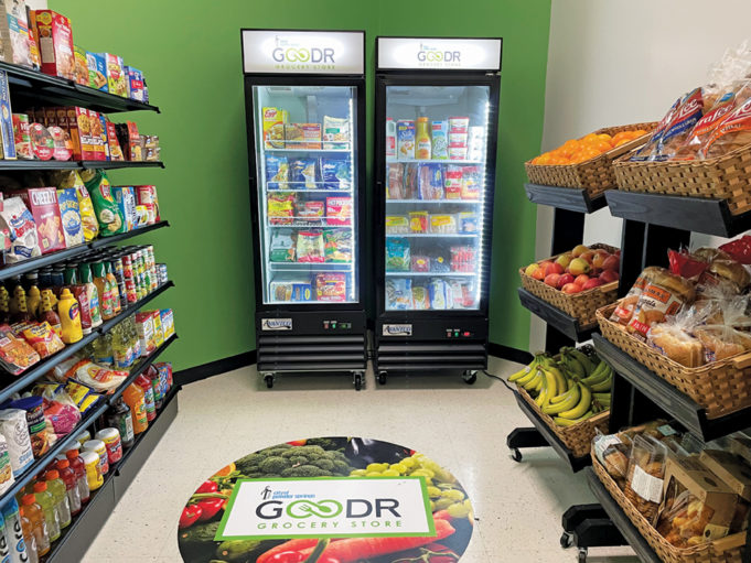 No Teacher Can Teach Through Hunger Goodr and the City of Powder Springs opened a Goodr Grocery Store at Tapp Middle School.