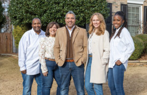 Small But Mighty The Ivan Savant Team. Pictured L-R: Shawn Nixon, Janet Abbazia, Ivan Savant, Jessica Savant, and Nadiyah Jett.