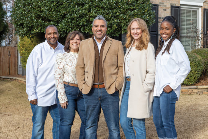 Small But Mighty The Ivan Savant Team. Pictured L-R: Shawn Nixon, Janet Abbazia, Ivan Savant, Jessica Savant, and Nadiyah Jett.