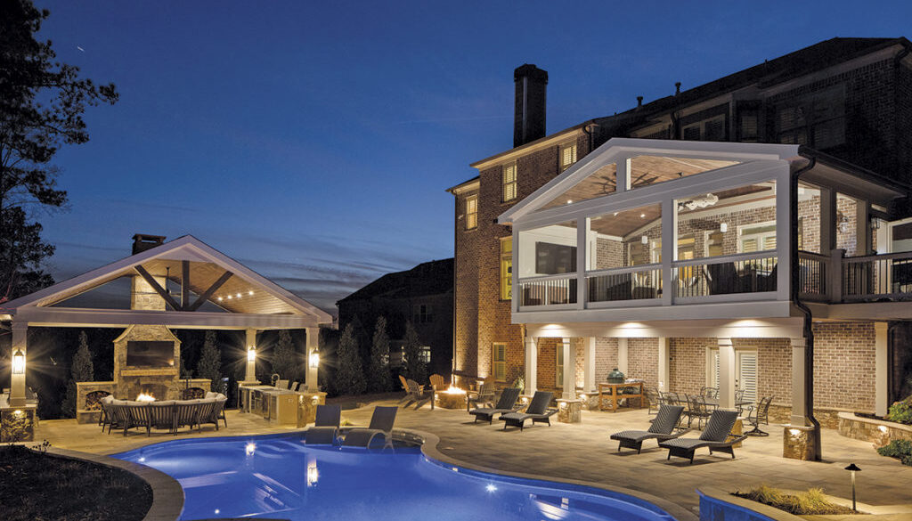 Decks & More, Inc. was part of the team that created this award-winning "Outdoor Oasis" for a local homeowner.