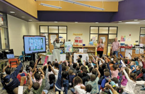 The Queen Bee Author Joanne Telcide-Bryant visits the Public Library for storytime and crafts of "No, I Am Not, Says Kenny the Koala."