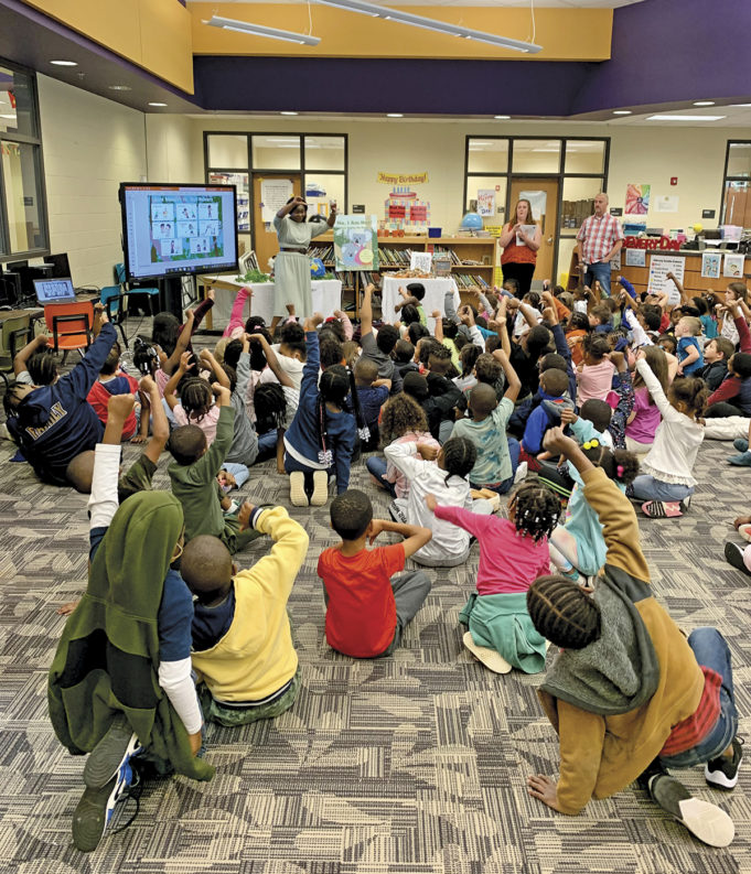 The Queen Bee Author Joanne Telcide-Bryant visits the Public Library for storytime and crafts of "No, I Am Not, Says Kenny the Koala."