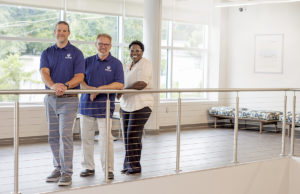 Chattahoochee Technical College Celebrates 60 Years Chattahoochee Tech’s Taylor Smith, Dexter Beck, and Annette Sinclair in the college’s new Health Sciences Building.