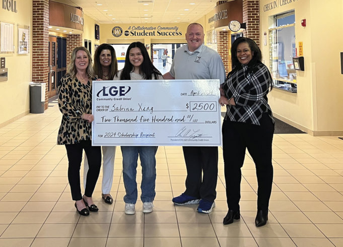 LGE Awards $2,500 scholarships to Two Cobb County High School Seniors Sabrina Xing