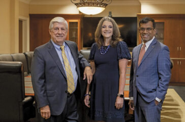 L - R: Jan Smith, Senior Vice President, Commercial Relationship Manager; Traci Newman, Senior Vice President, Commercial Lender; Mani Swarnam, Senior Vice President, Commercial Team Lending Leader