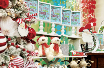 Glory Haus Christmas decor.