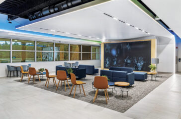 Cork Howard finished a six-floor, complete renovation of this MetLife office building in Tampa.