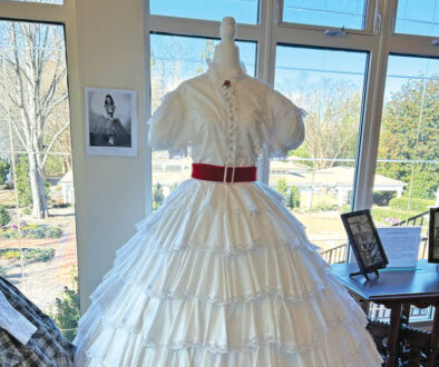 The Bengaline honeymoon dress that Vivian Leigh wore in the film.