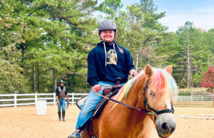 Therapy On The Farm Hippotherapy — a therapy method that incorporates the movement of a horse to improve motor and sensory functions of the rider.
