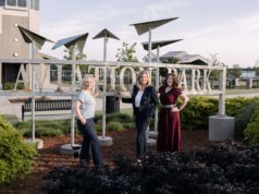 Connected By Vision L-R: Town Center CID’s Director of Community Engagement, Jennifer Hogan; Executive Director, Tracy Styf; and Director of Projects and Planning, Alisha Smith.