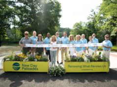 ‘Our Front Door’ From L-R: National Park Service Regional Director Darrell Echols, CRNRA Superintendent Ann Honious, Congresswoman Lucy McBath (GA-6), CID Board Member Stephen Gentry, One Cumberland Board Vice Chair Melissa Cantrell, and Executive Director of the Cumberland CID and One Cumberland Kim Menefee.