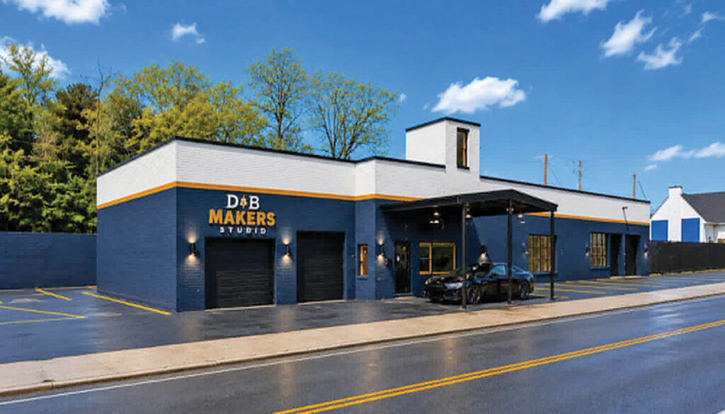 Renderings of what Melissa Hegert and CJ Fidurski envision for the building in 2027.
