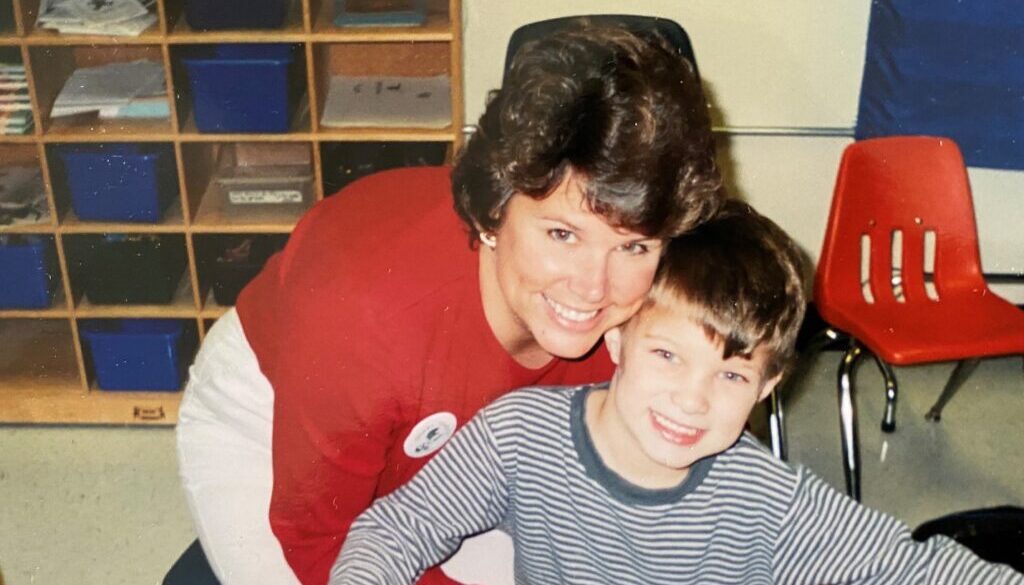 Shari Martin and son, Michael - December 2000.