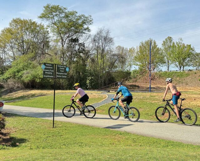 Silver Comet Trail at Dillard St Cyclists copy Silver Comet Trail